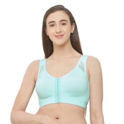 SOIE - FRONT CLOSURE FULL COVERAGE NON-PADDED, NON-WIRED BRA-CB-334